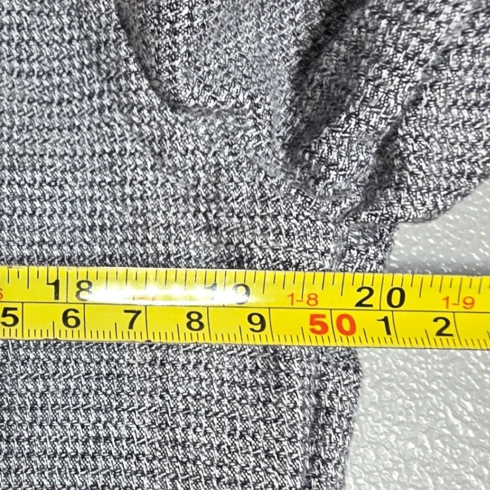 01.ALGO Mens M Slim Fit Textured Long Sleeve Button Up in Gray - Picture 5 of 10